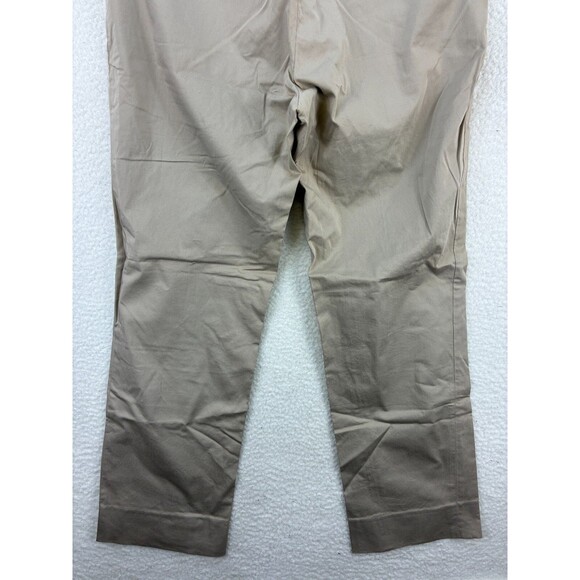 Z Zegna Chino Pants Mens 32R Beige Slim Fit Stretch Cotton Trouser Dress Casual - Picture 14 of 14